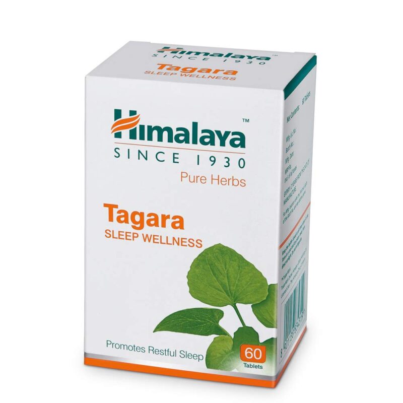 Himalaya Wellness Tagara (valerian) Tablets Beneficial in Sleep Disorders Like Insomnia 60's Tablet's (Pack of 1)