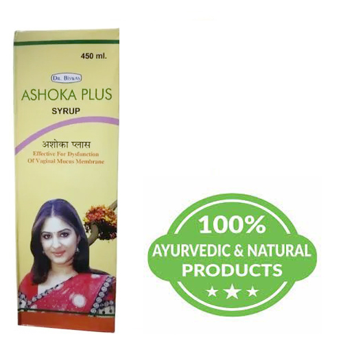 Dr. Biswas Ashoka Tonic For Women Health Helps regulate menstrual cycles and supports a healthy flow, easing discomfort associated with periods 450 ml Pack of 1