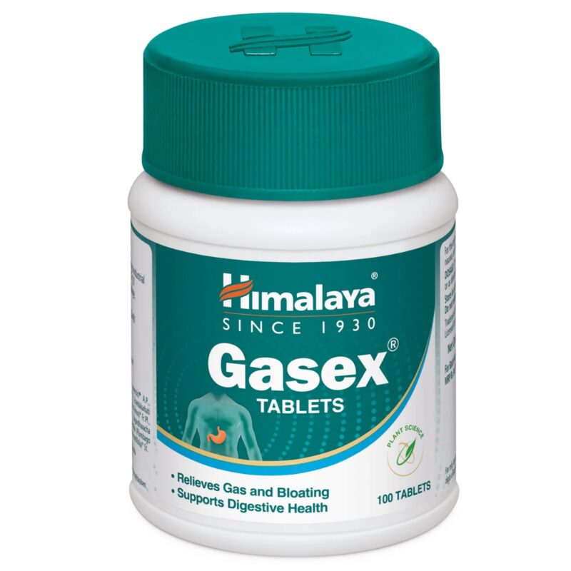Himalaya Wellness Gasex Support Gastrointestinal Health 100's Tablet's (Pack of 1)