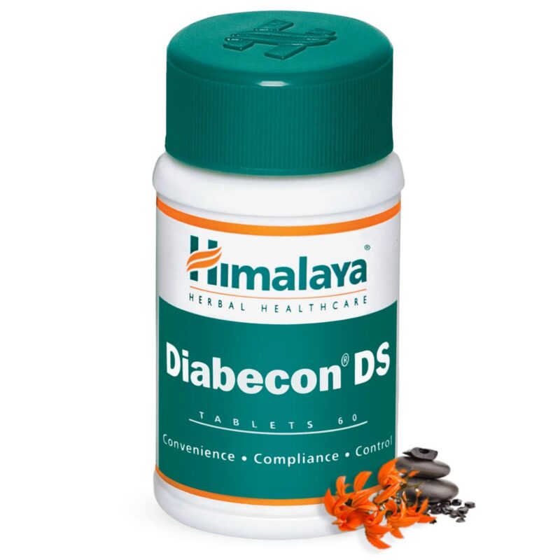 Himalaya Wellness Diabecon DS Metabolic Wellness With Regulates Glucose 60's Tablet's (Pack of 1)