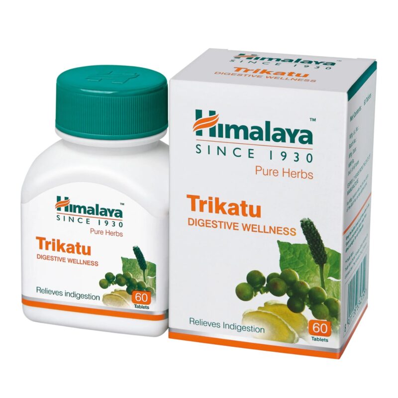 Himalaya Wellness Trikatu Helps Detoxification & Respiratory Health 60's Tablet's (Pack of 1)