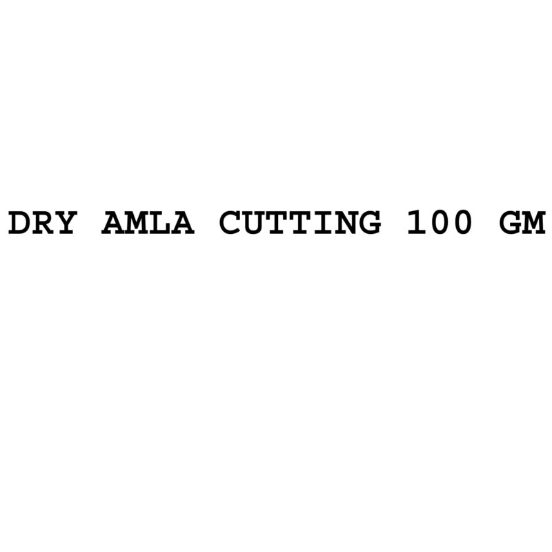DRY AMLA CUTTING 100 GM