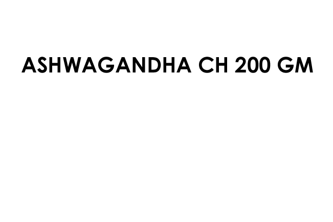 ASHWAGANDHA CH 200 GM