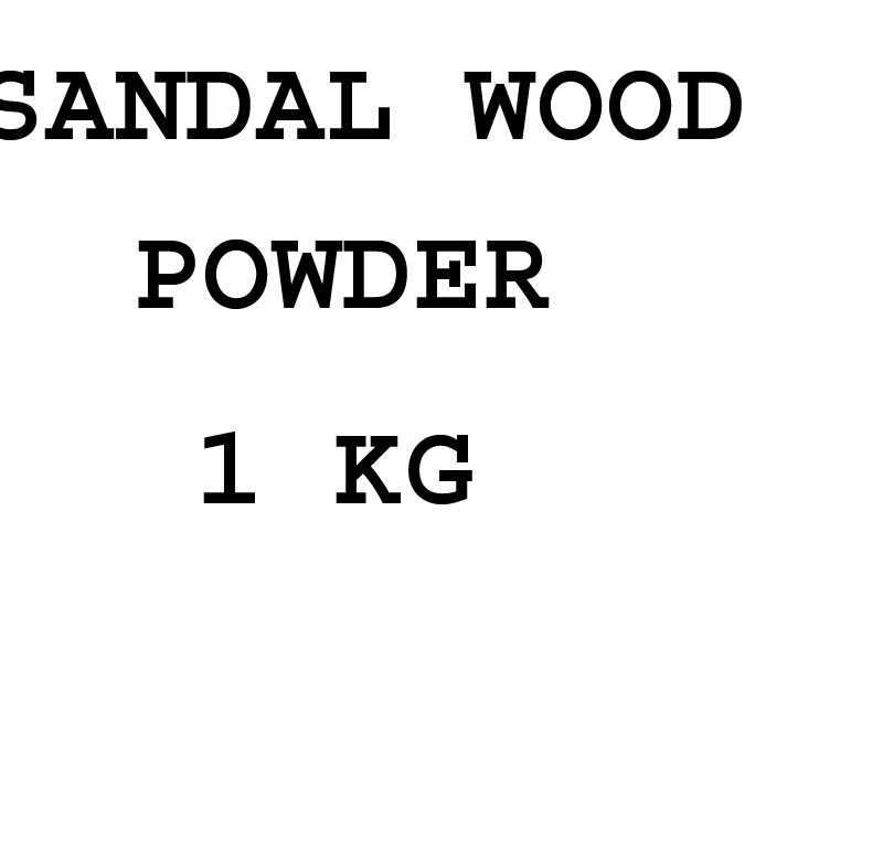 SANDAL WOOD POWDER 1 KG