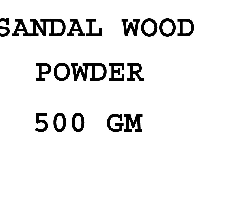 SANDAL WOOD POWDER 500 GM